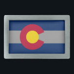 Hebilla Rectangular Bandera Colorado Belt Buckle<br><div class="desc">Bandera Colorado Belt Buckle</div>