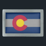 Hebilla Rectangular Bandera Colorado Belt Buckle<br><div class="desc">Bandera Colorado Belt Buckle</div>