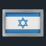 Hebilla Rectangular Bandera de Israel<br><div class="desc">Bandera de Israel</div>
