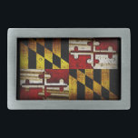 Hebilla Rectangular Bandera de Maryland<br><div class="desc">Bandera de Maryland</div>