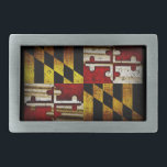 Hebilla Rectangular Bandera de Maryland<br><div class="desc">Bandera de Maryland</div>