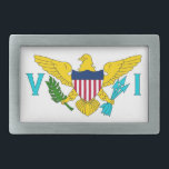 Hebilla Rectangular Bandera del cinturón con bandera de las Islas Vírg<br><div class="desc">Añada un toque de estilo y patrimonio único a su armario con nuestra exquisita hebilla de cinturón con la bandera de las Islas Vírgenes. Diseñada con meticulosa atención a los detalles, esta hebilla de cinturón exhibe orgullosamente la vibrante bandera de las Islas Vírgenes. La bandera tiene un fondo blanco con...</div>