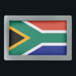 Hebilla Rectangular Bandera patriótica de Sudáfrica Bokke<br><div class="desc">La bandera sudafricana Bokke La bandera de Sudáfrica fue adoptada después de las primeras elecciones y el fin del apartheid en 1994. Esto también está relacionado con el simbolismo de la bandera y la letra "Y", que indica los esfuerzos para acercar a los grupos separados por tantos años y su...</div>