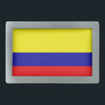 Hebilla Rectangular Colombia<br><div class="desc">Bandera de Colombia</div>