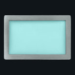 Hebilla Rectangular Diseñador personalizado de color azul bebé<br><div class="desc">Diseñador personalizado de color azul bebé</div>