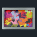 HEBILLA RECTANGULAR FLORES DE VERANO<br><div class="desc">Una desunión de flores de bonito de verano.</div>