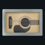Hebilla Rectangular Guitarra acústica<br><div class="desc">Seis hebillas del cinturón clásica de la guitarra acústica de la secuencia</div>
