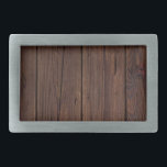 Hebilla Rectangular Rústico Dark Madera Marrón Estilo de campo de la c<br><div class="desc">Rústico Dark Madera Marrón Madera Fence Fotografía estilo País Regalo</div>