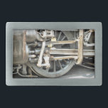 HEBILLA RECTANGULAR TRENES DE VAPOR<br><div class="desc">Diseño fotográfico de la rueda desde un tren de vapor.</div>