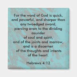 Hebreos 4:12 imán