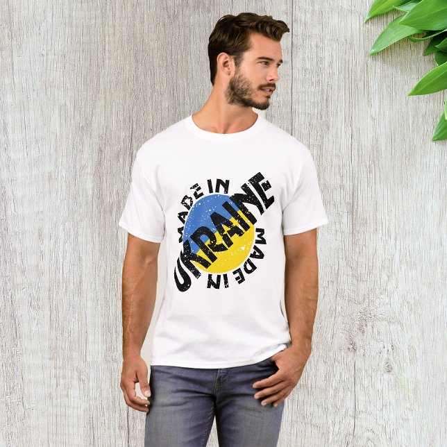 Hecha En Ucrania Camiseta Para Hombres (Subido por el creador)