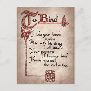 hechizo de bruja de Halloween fresco tarjeta posta