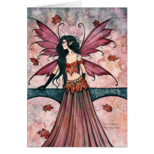 Hechizo de tarjeta de hada de otoño por Molly Harr