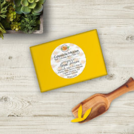 Hecho a mano | Etiqueta Calendula Scrub o Jabón ca