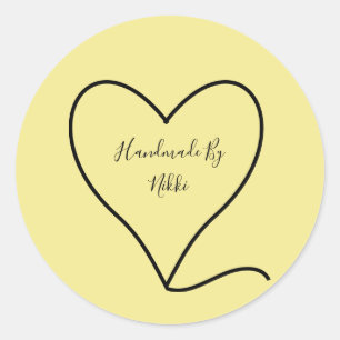 Hecho A Mano Por Pegatinas