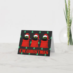 Hecho a medida Ew Navidad Divertidos Gatos Negros 