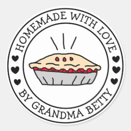 Hecho con amor, etiquetas de regalo caseras de cer