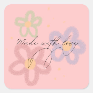 Hecho con amor Pegatina