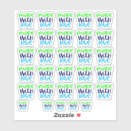 Hecho con amor - Pegatina de vinilo