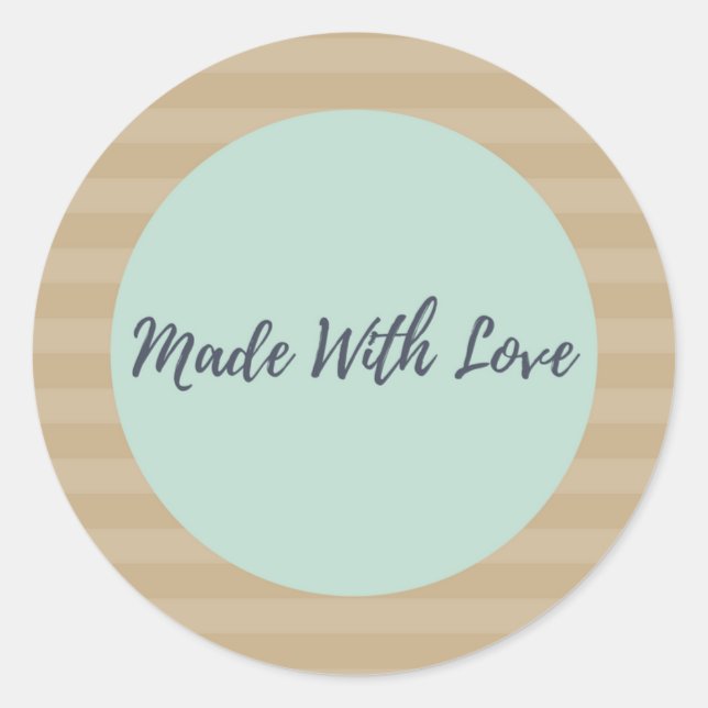 Hecho con pegatinas de amor (Anverso)