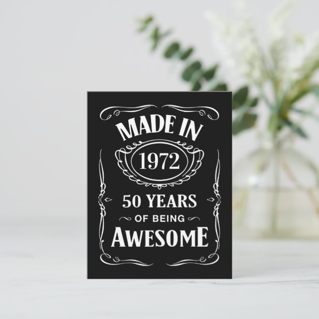 Hecho en 1972 50 años de ser genial hoy en día 202 (Anverso de pie)