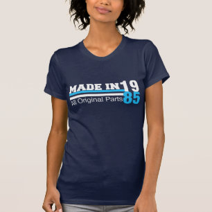 HECHO en 1985 toda la camiseta ORIGINAL de las
