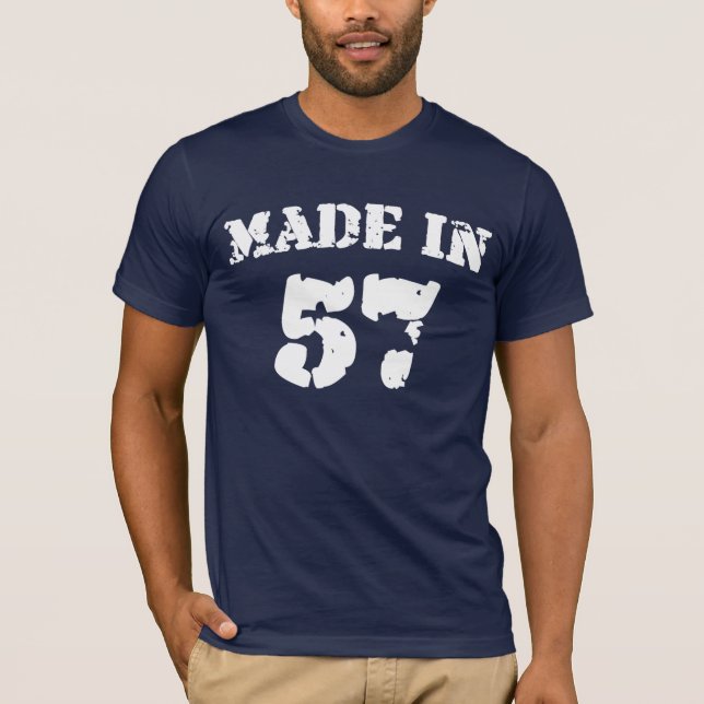 Hecho En Camisa En 1957 (Anverso)
