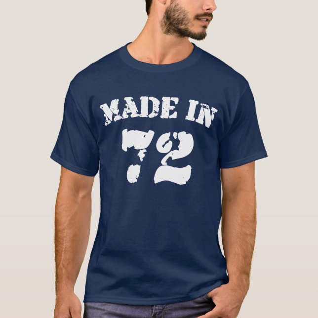 Hecho En Camisa En 1972 (Anverso)