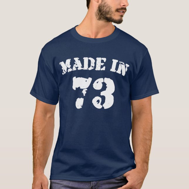 Hecho En Camisa En 1973 (Anverso)