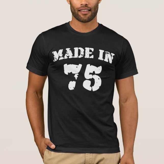 Hecho En Camisa En 1975 (Anverso)