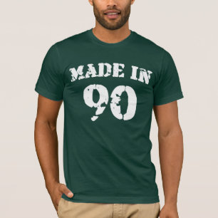 Hecho En Camisa En 1990
