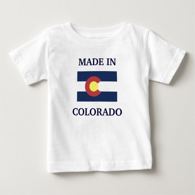 HECHO EN Camiseta de bebé de COLORADO (Anverso)