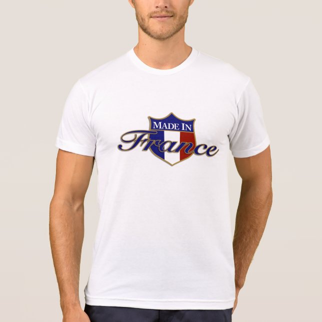 "Hecho en camiseta de Francia" (Anverso)