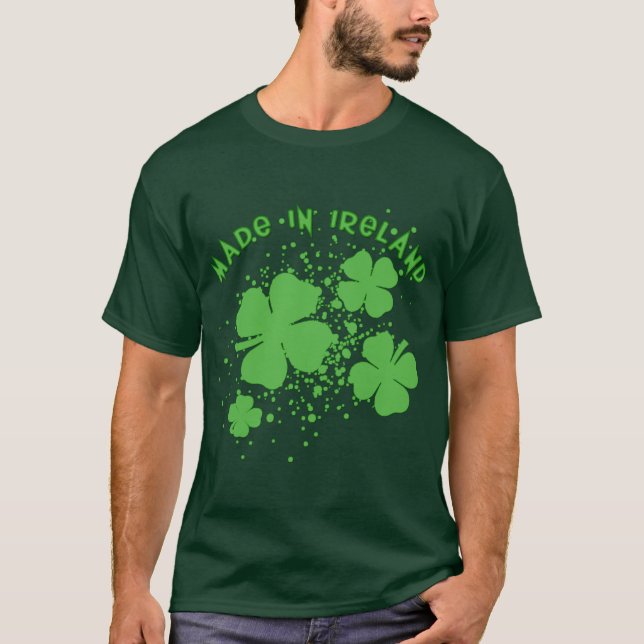 Hecho en camiseta del día de Irlanda St Patrick (Anverso)