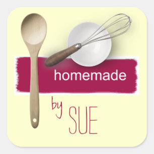 Hecho en casa de encargo de USTED pegatinas