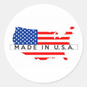 hecho en ee.uu. marca de mapa de país etiqueta de
