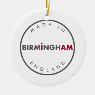 Hecho en el ornamento de Birmingham