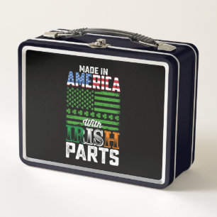 Hecho en Estados Unidos con piezas irlandesas en e