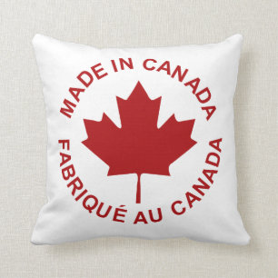 Hecho en la almohada de Canadá