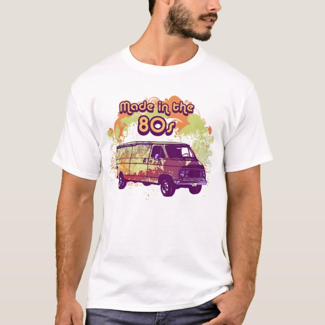 Hecho en la camiseta de los años 80 (Anverso)