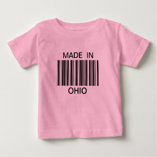 Hecho en la camiseta de Ohio