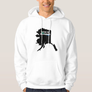 Hecho en la sudadera con capucha de Alaska