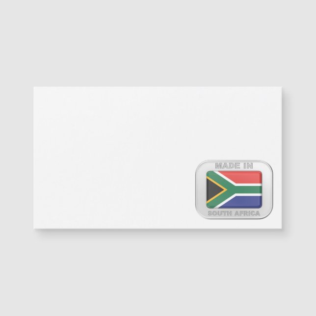 Hecho en Sudáfrica (Anverso)