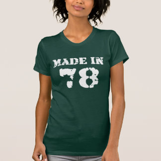 Hecho en una camiseta de 1978