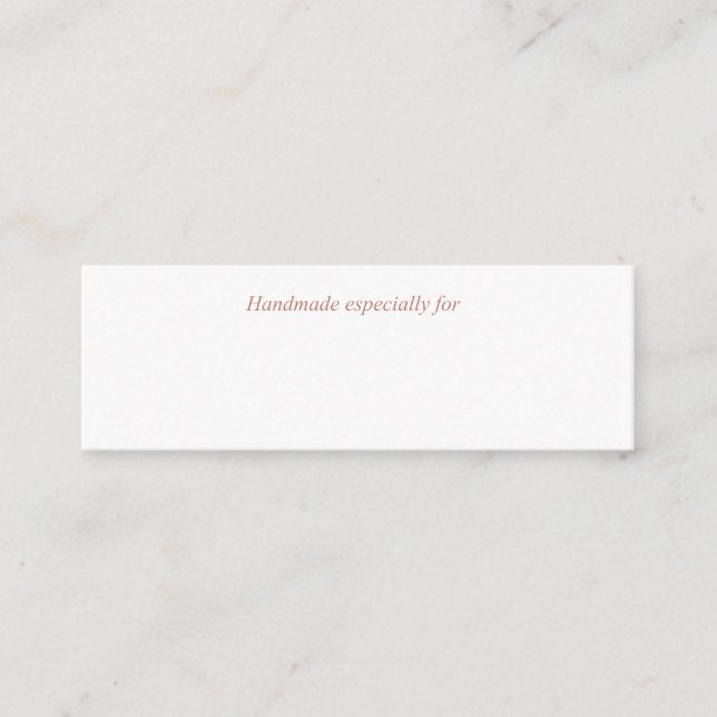 hecho especialmente para la tarjeta (Anverso)