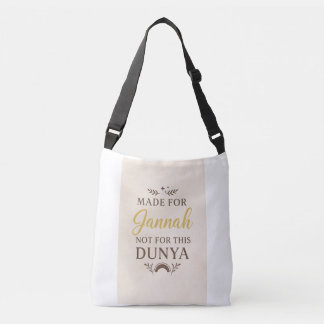 Hecho para Jannah - Cita islámica para la bolsa