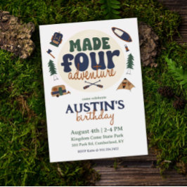 Hecho para la aventura 4ª Invitación de cumpleaños