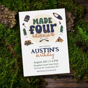 Hecho para la aventura 4ª Invitación de cumpleaños