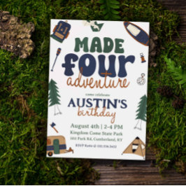 Hecho para la aventura 4ª Invitación de cumpleaños