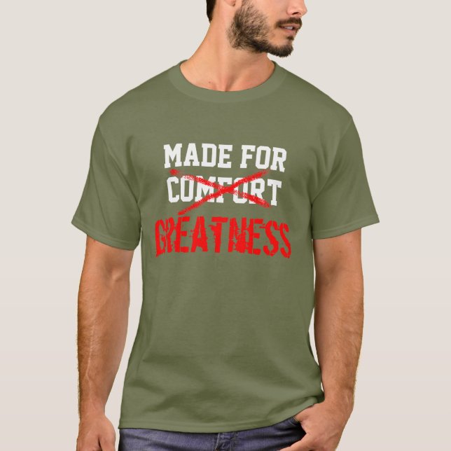 Hecho para la camisa del equipo universitario del (Anverso)